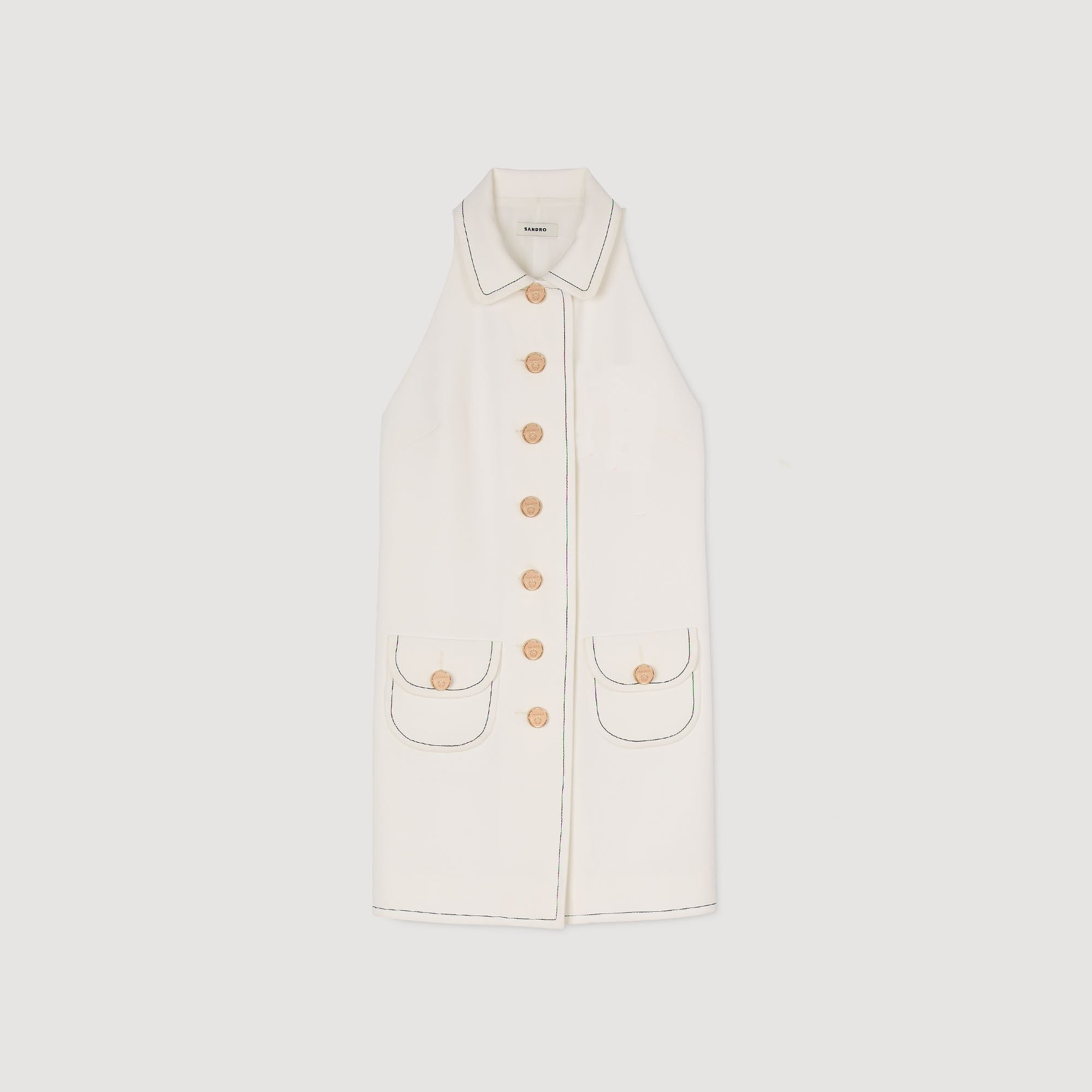 PETER PAN COLLAR MINI DRESS - 6
