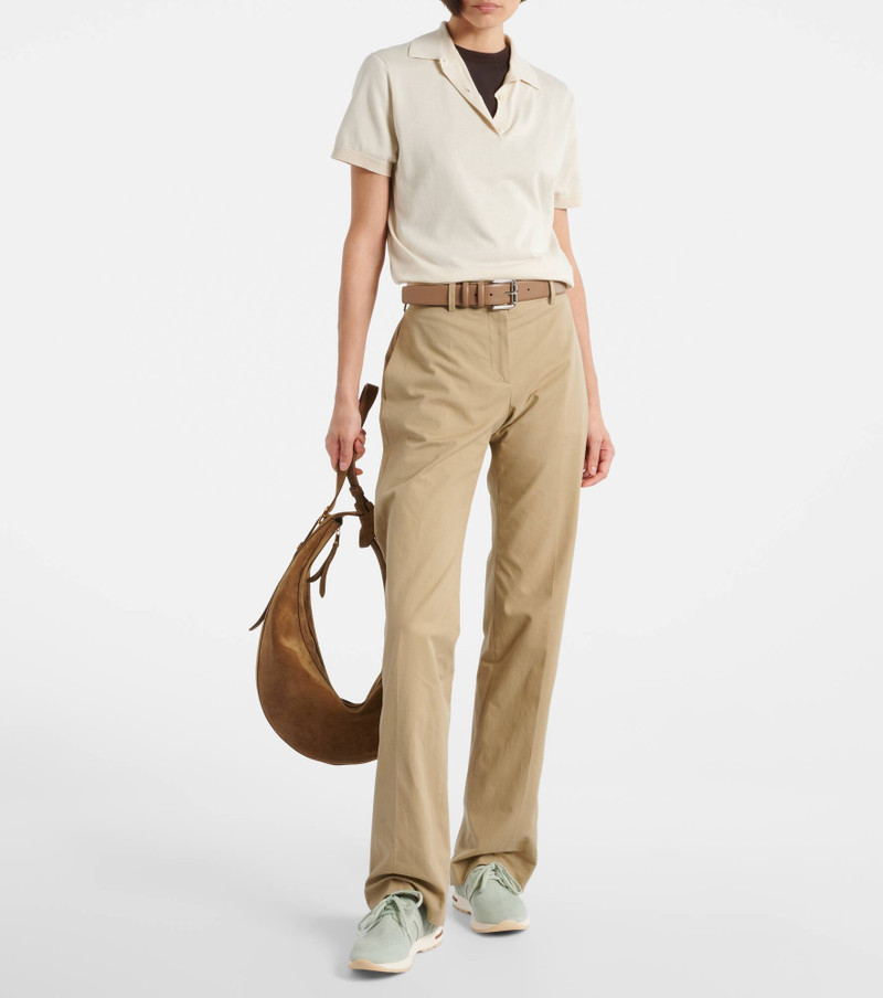 Loro Piana 360 LP Lady Flex suede-trimmed sneakers outlook