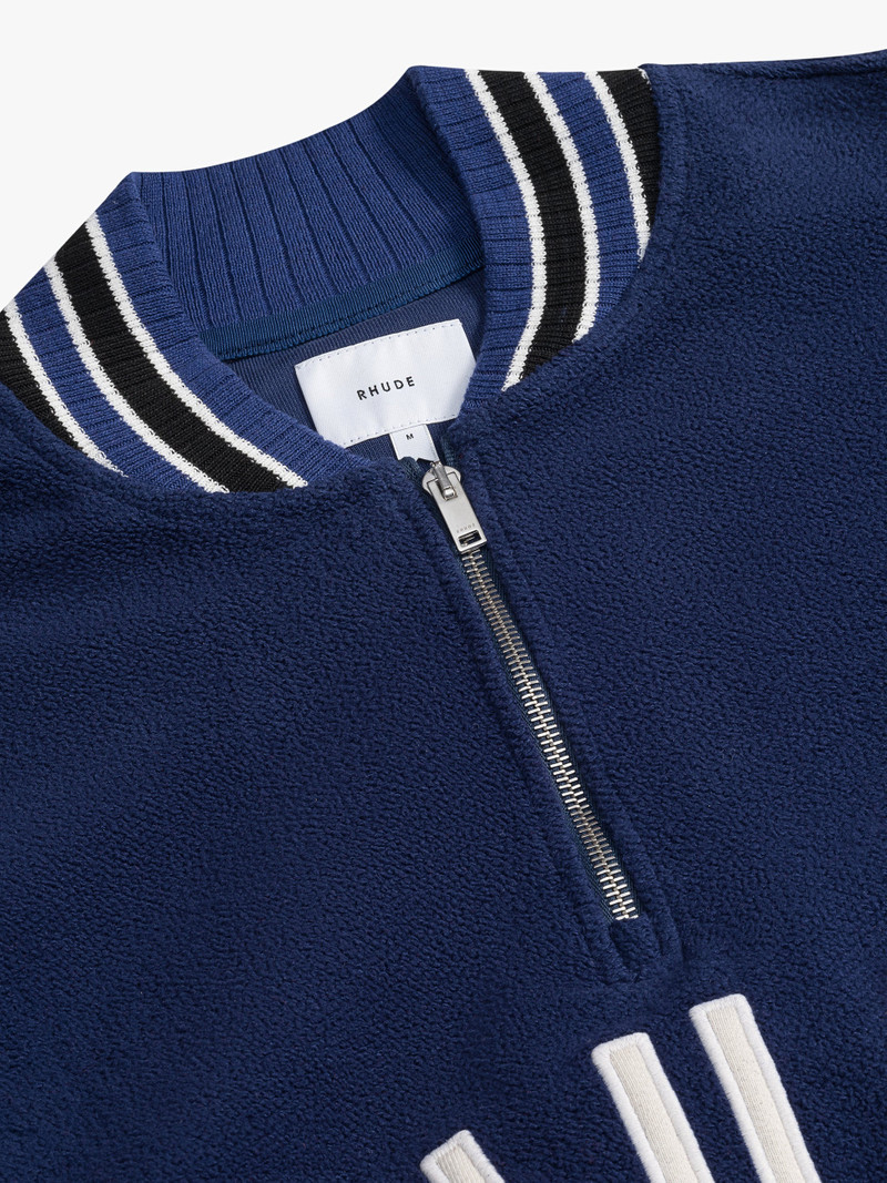 RHUDE QUARTER-ZIP VARSITY 5