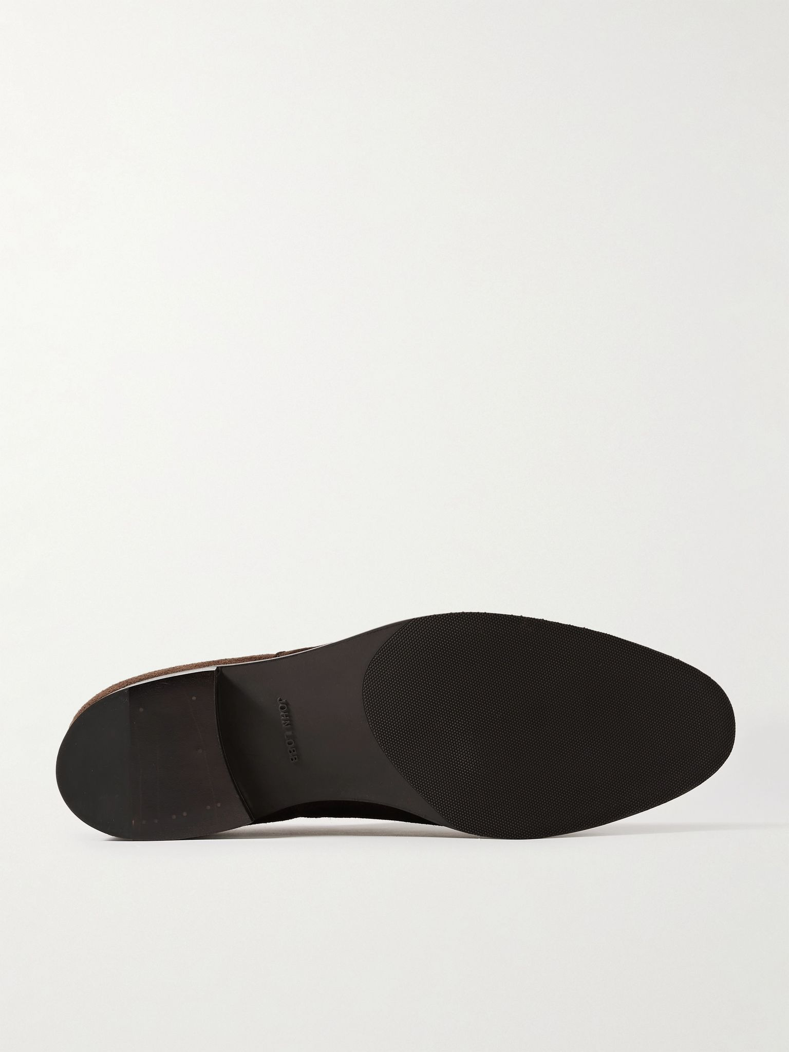 City II Cap-Toe Suede Oxford Shoes Brown - 3
