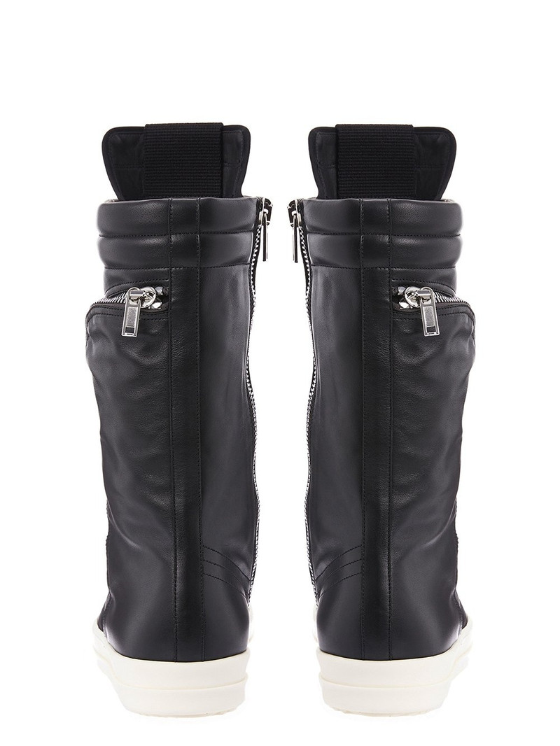 Black Bauhaus Basket High-Top Sneakers 4