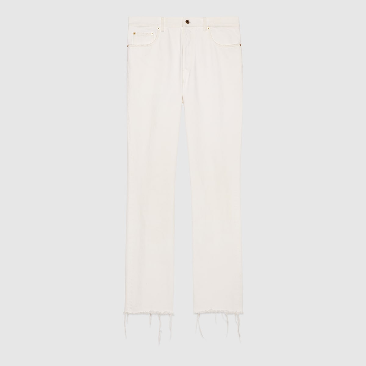 Denim pant with label - 1