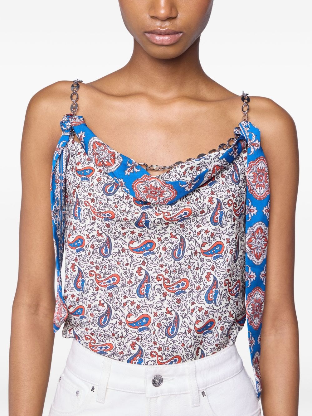 paisley-print top - 3