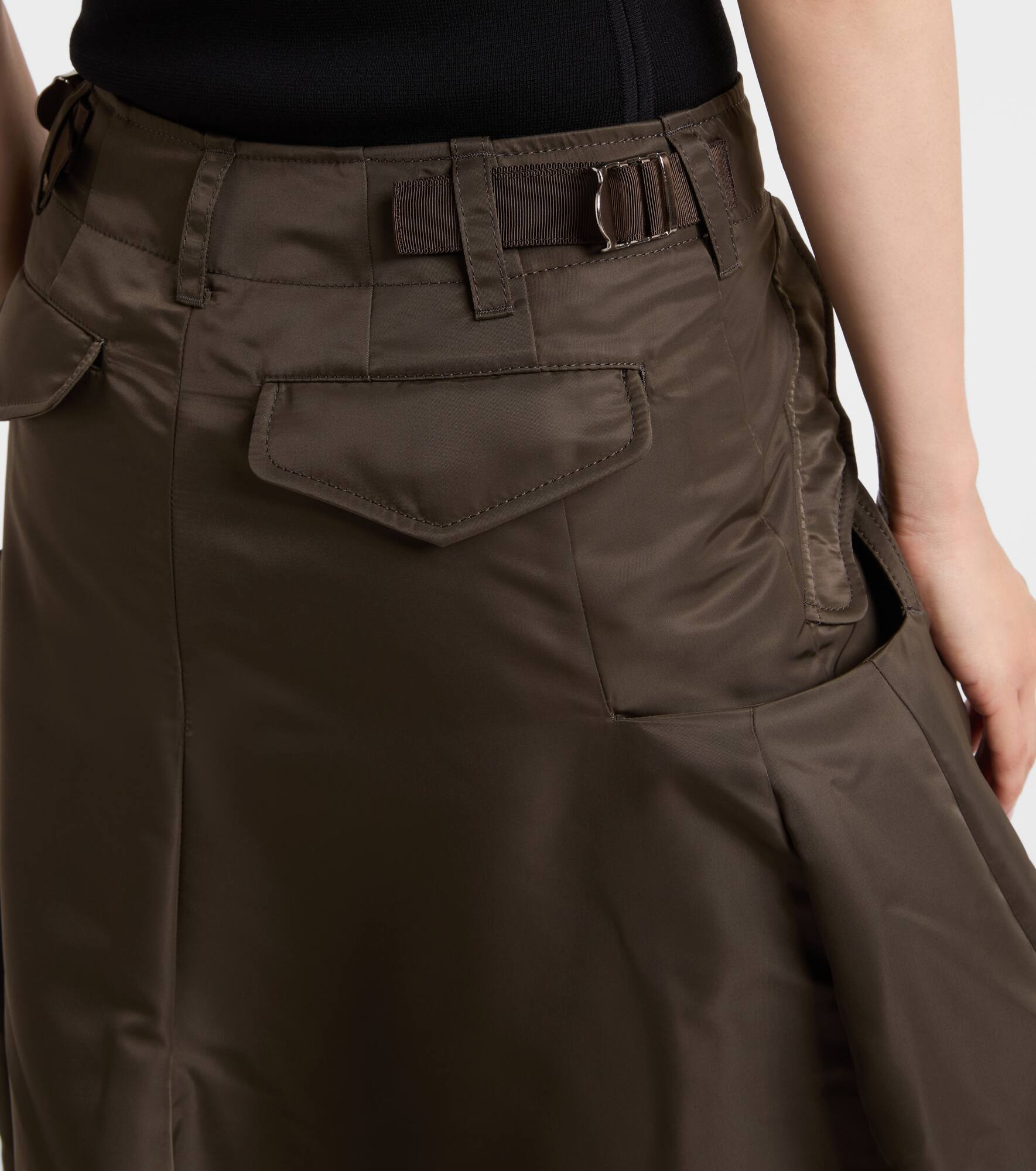 Twill maxi skirt - 5