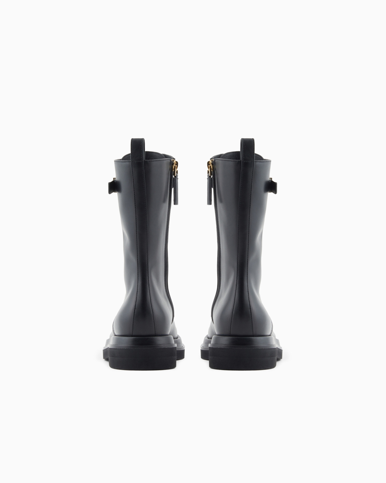 SMOOTH LEATHER COMBAT BOOTS - 3