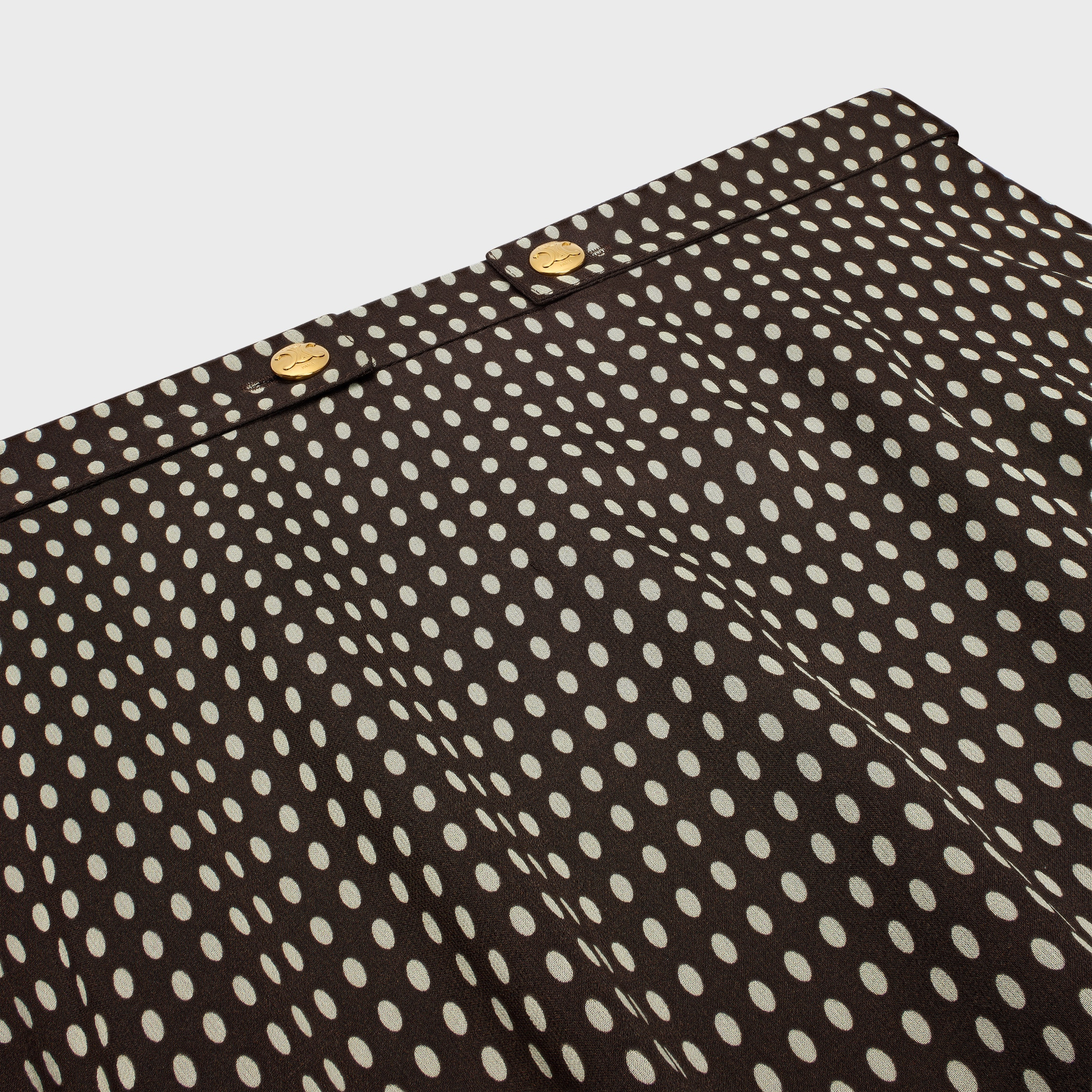 midi skirt IN silk georgette - 3