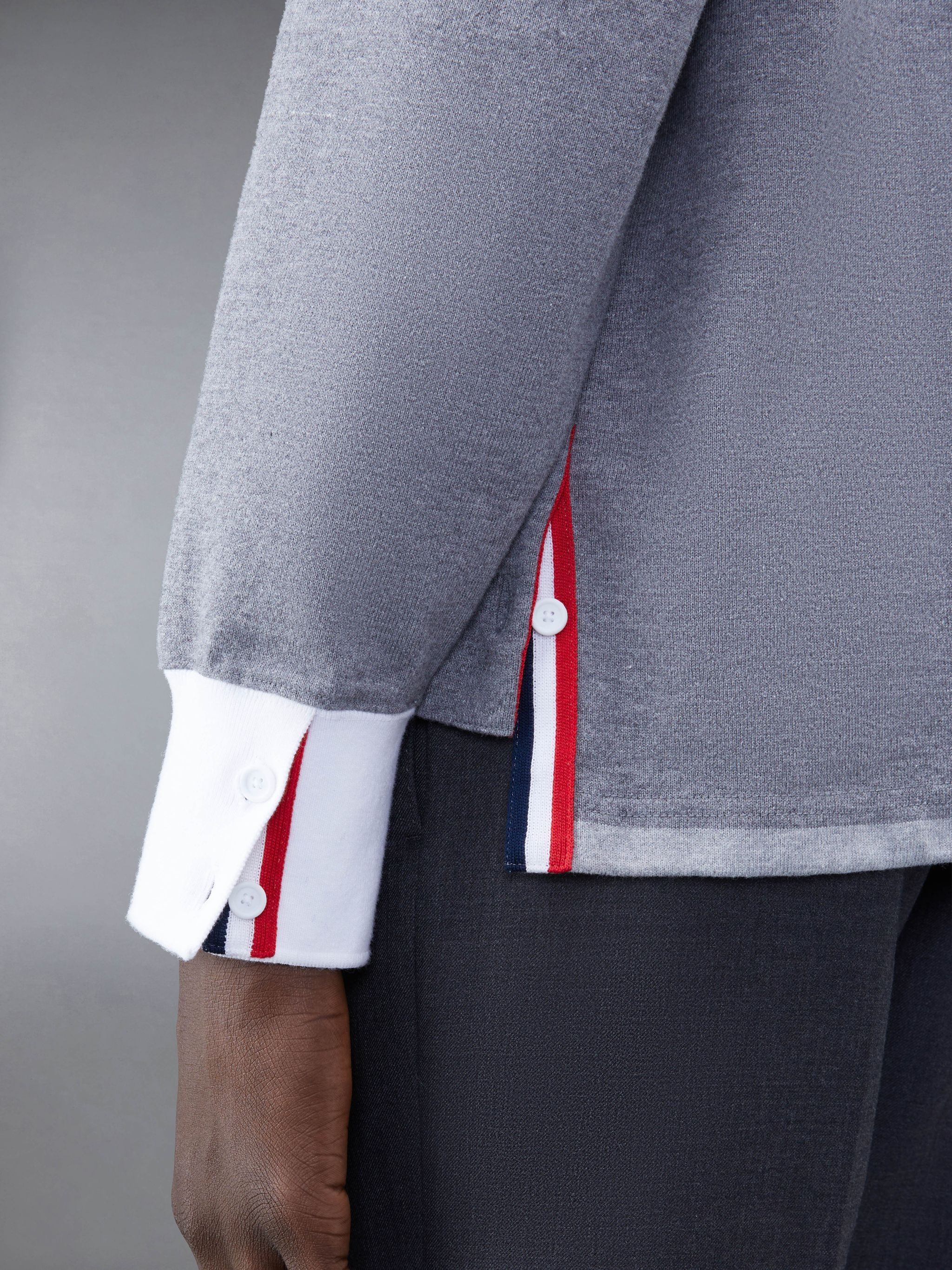 Rugby Stripe Oversized Football Polo - 5
