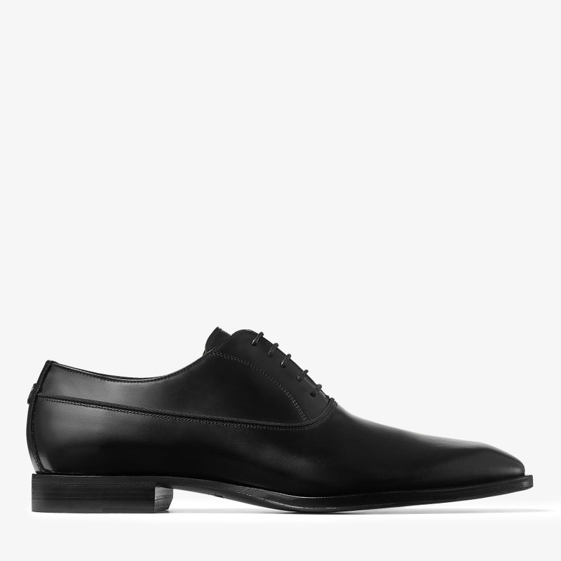Foxley Oxford Shoe Black Calf Leather Shoes 1
