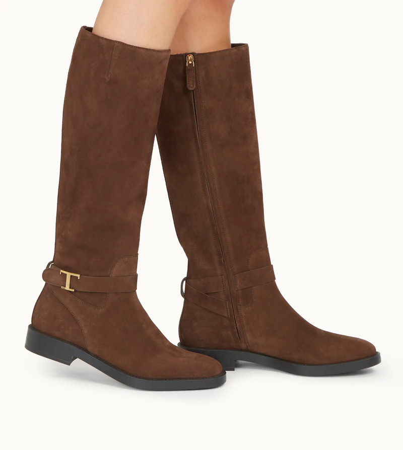 Tod's TIMELESS BOOTS IN SUEDE - BROWN outlook