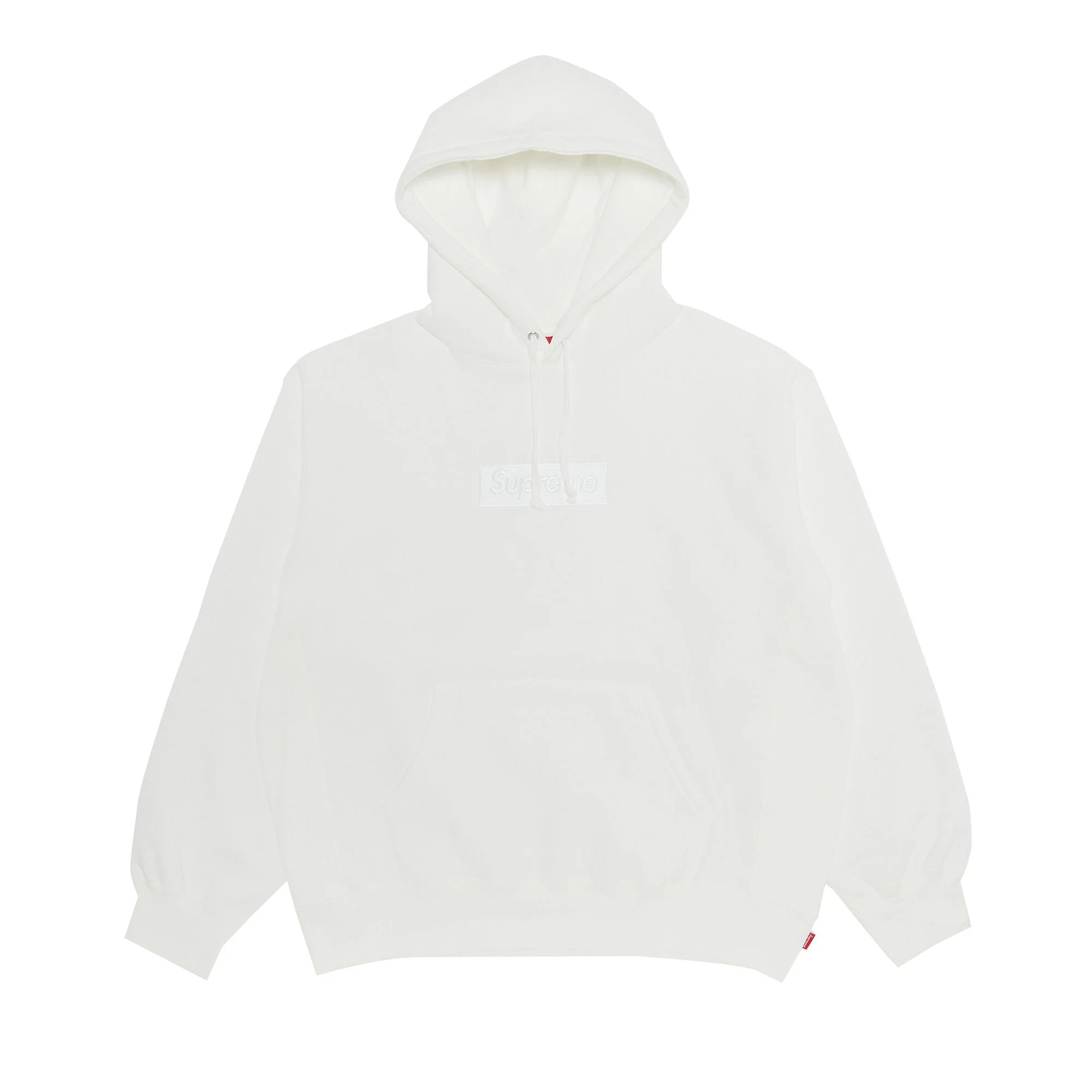 Supreme Box Logo Hooded Sweatshirt 'White' - 1