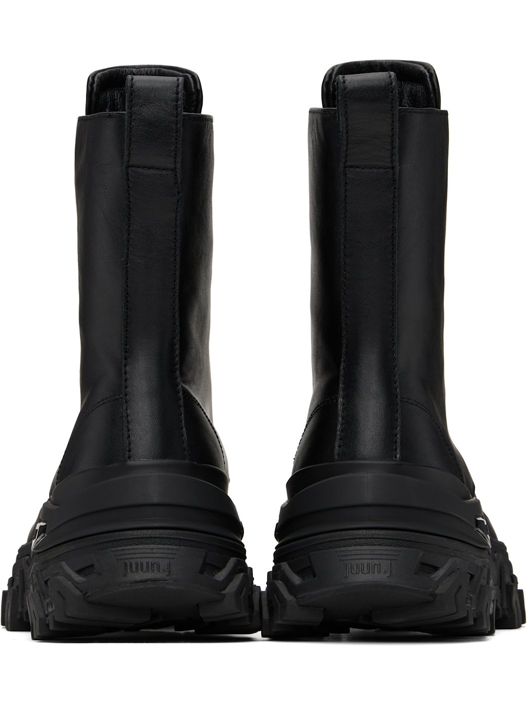 Black Signature Sole Boots - 2