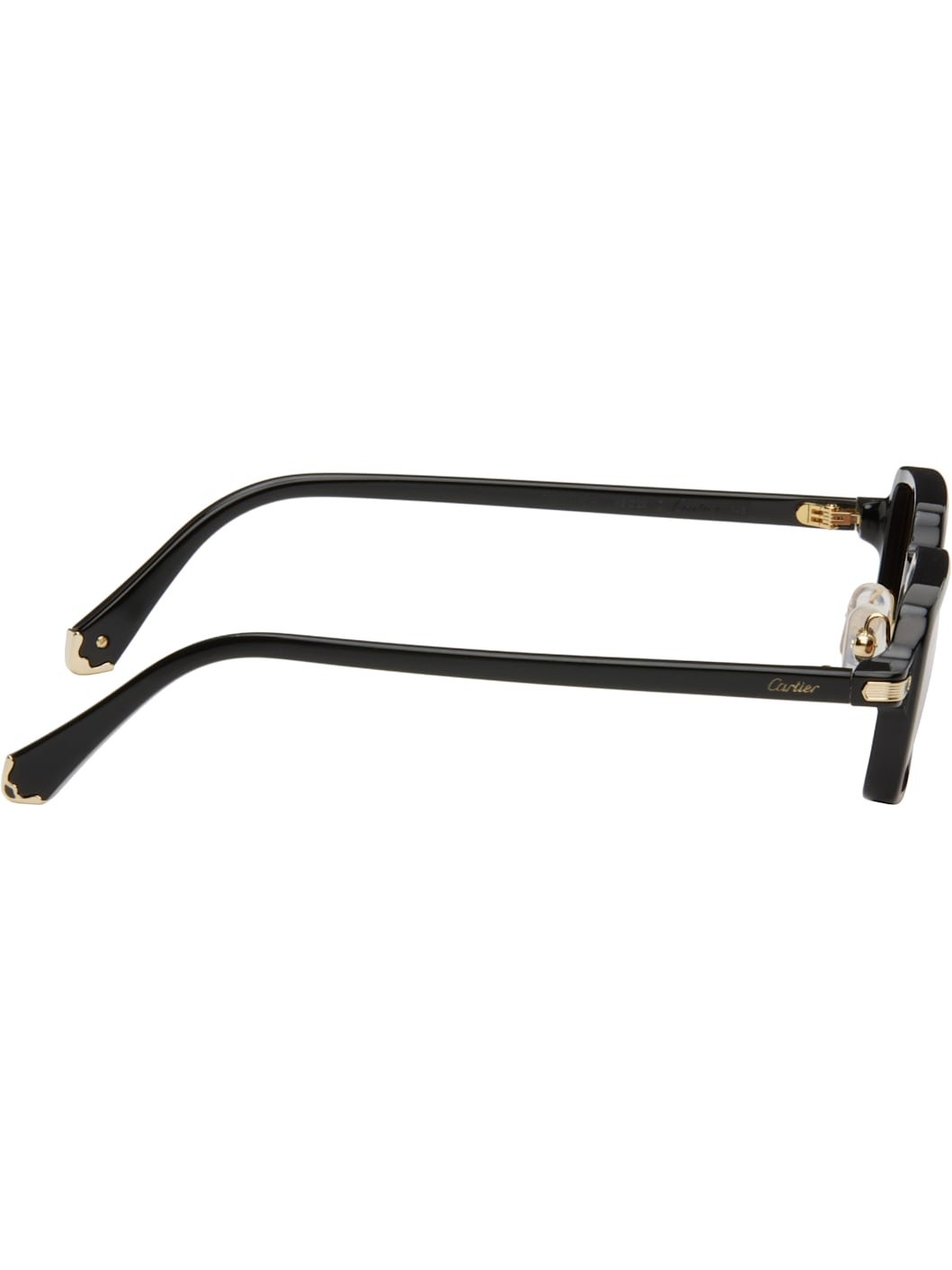 Black 'Première de Cartier' Sunglasses - 2