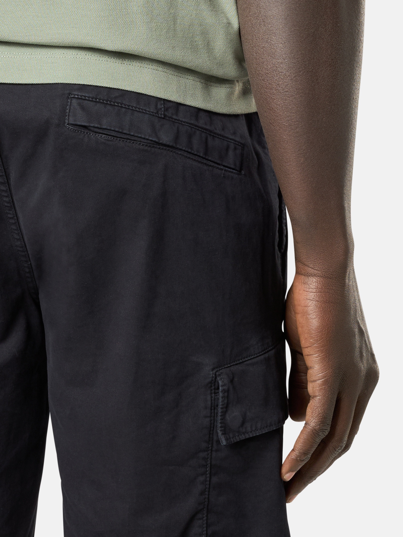 L100L12 STRETCH ORGANIC BROKEN TWILL COTTON 'OLD' EFFECT - 4
