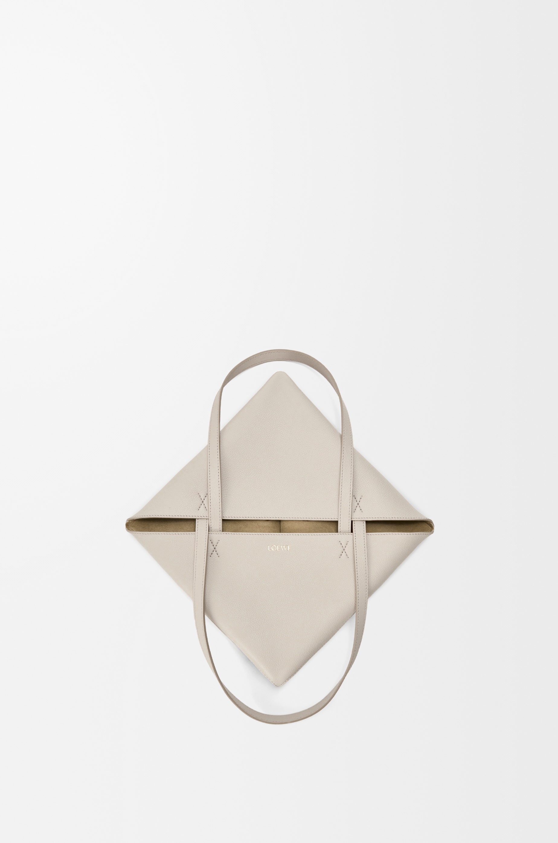 Medium Puzzle Fold tote in soft grained calfskin - 8