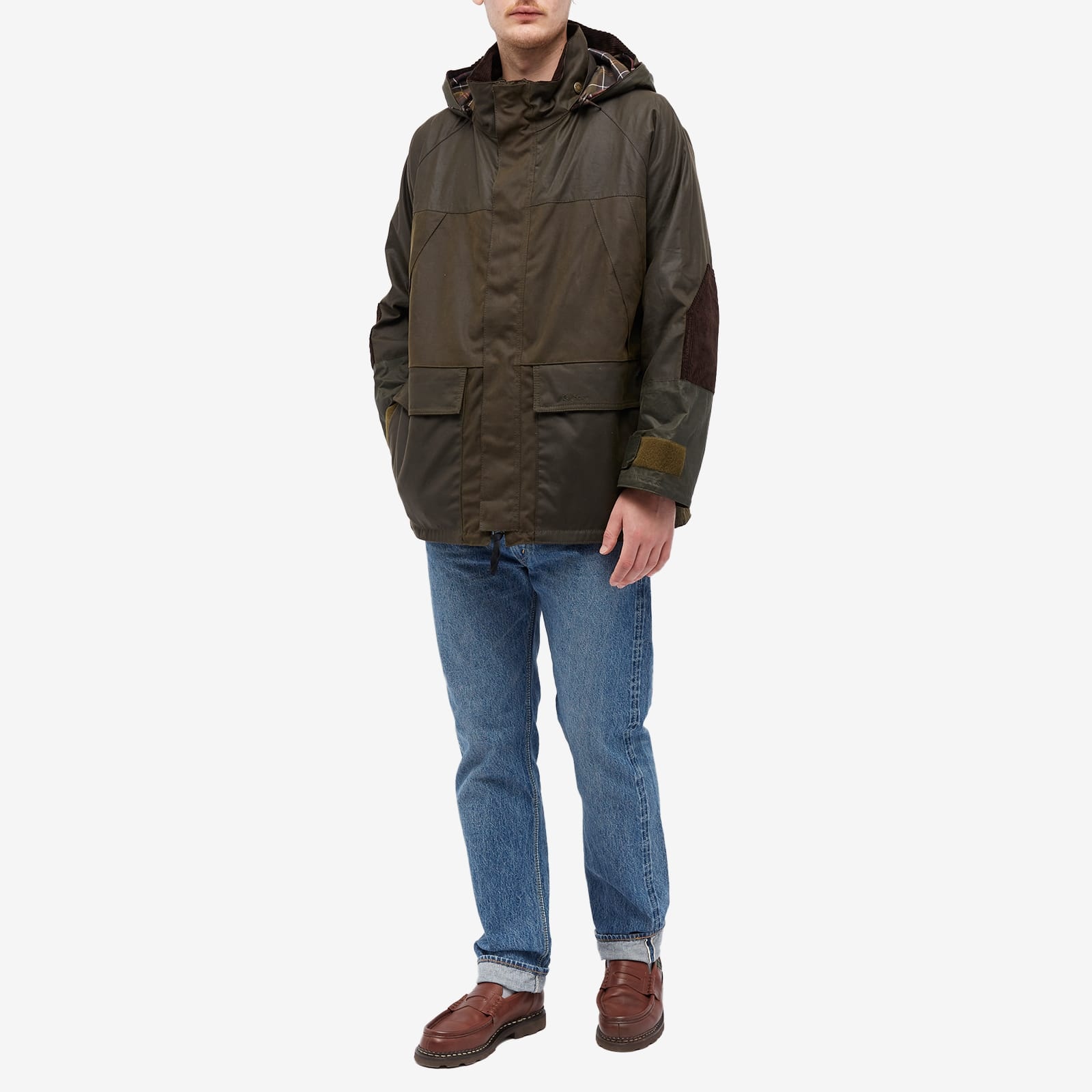 Barbour Heritage Short Field Wax Parka Jacket - 4