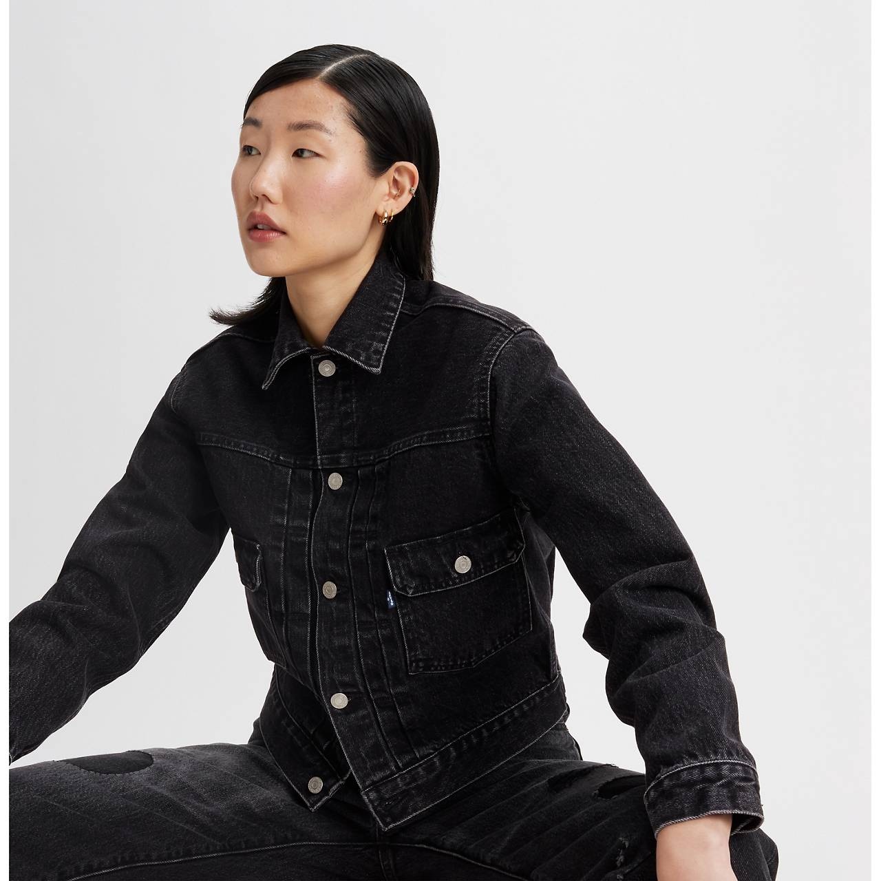 LEVI’S® WOMEN’S JAPANESE DENIM TYPE II TRUCKER JACKET - 5