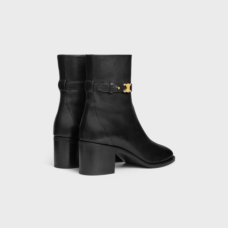 CELINE CELINE GARANCE TRIOMPHE STRAP BOOT IN CALFSKIN outlook
