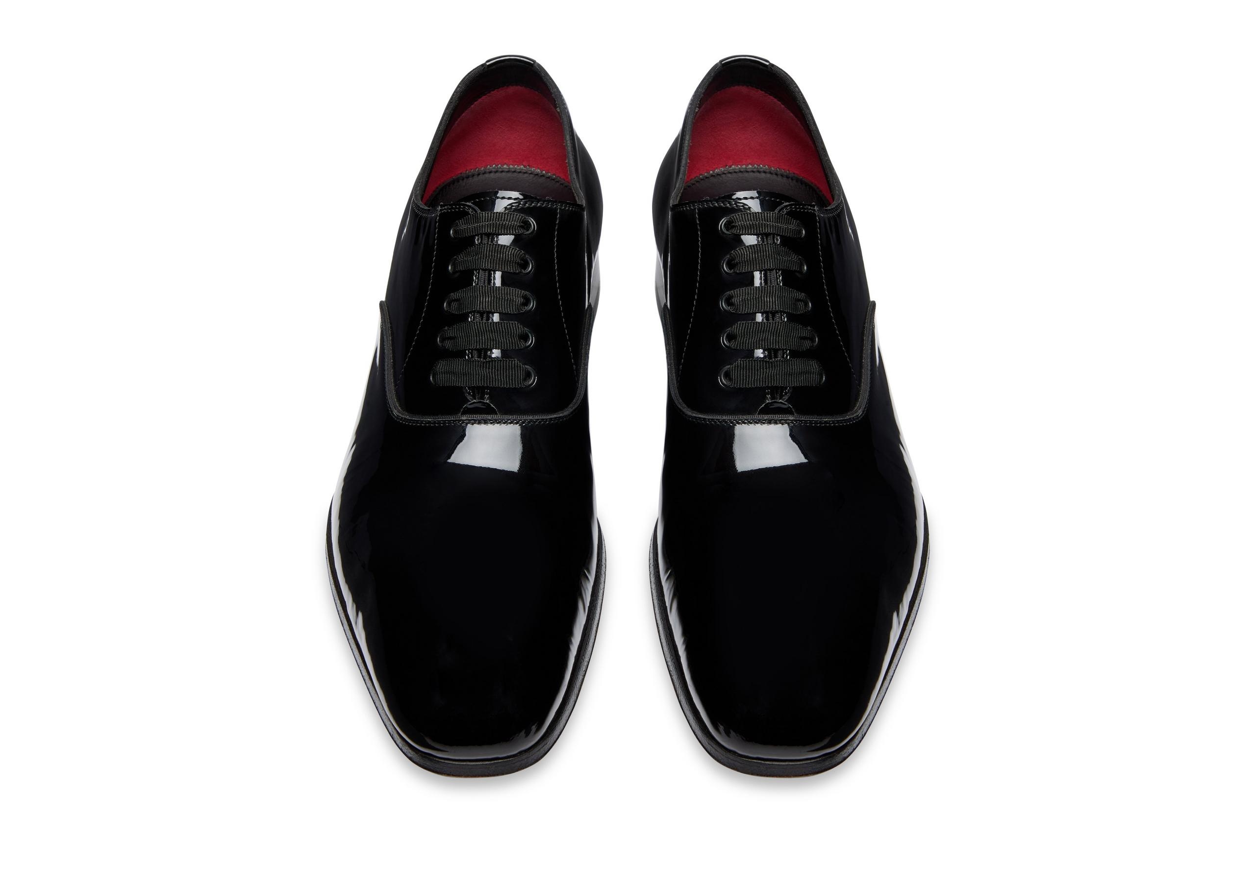 PATENT LEATHER EDGAR EVENING LACE UP - 2