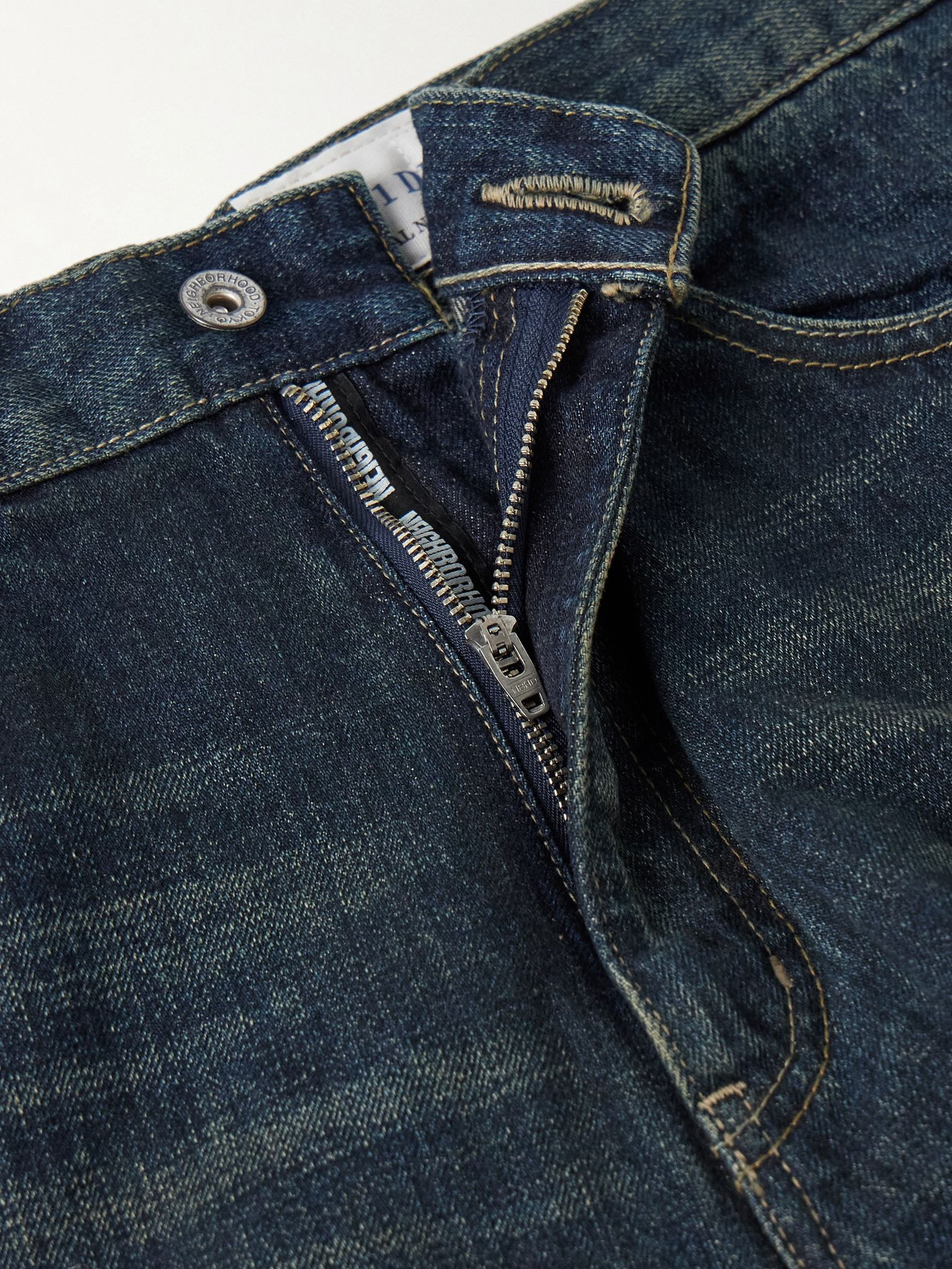 DP Basic Straight-Leg Selvedge Jeans Indigo - 6