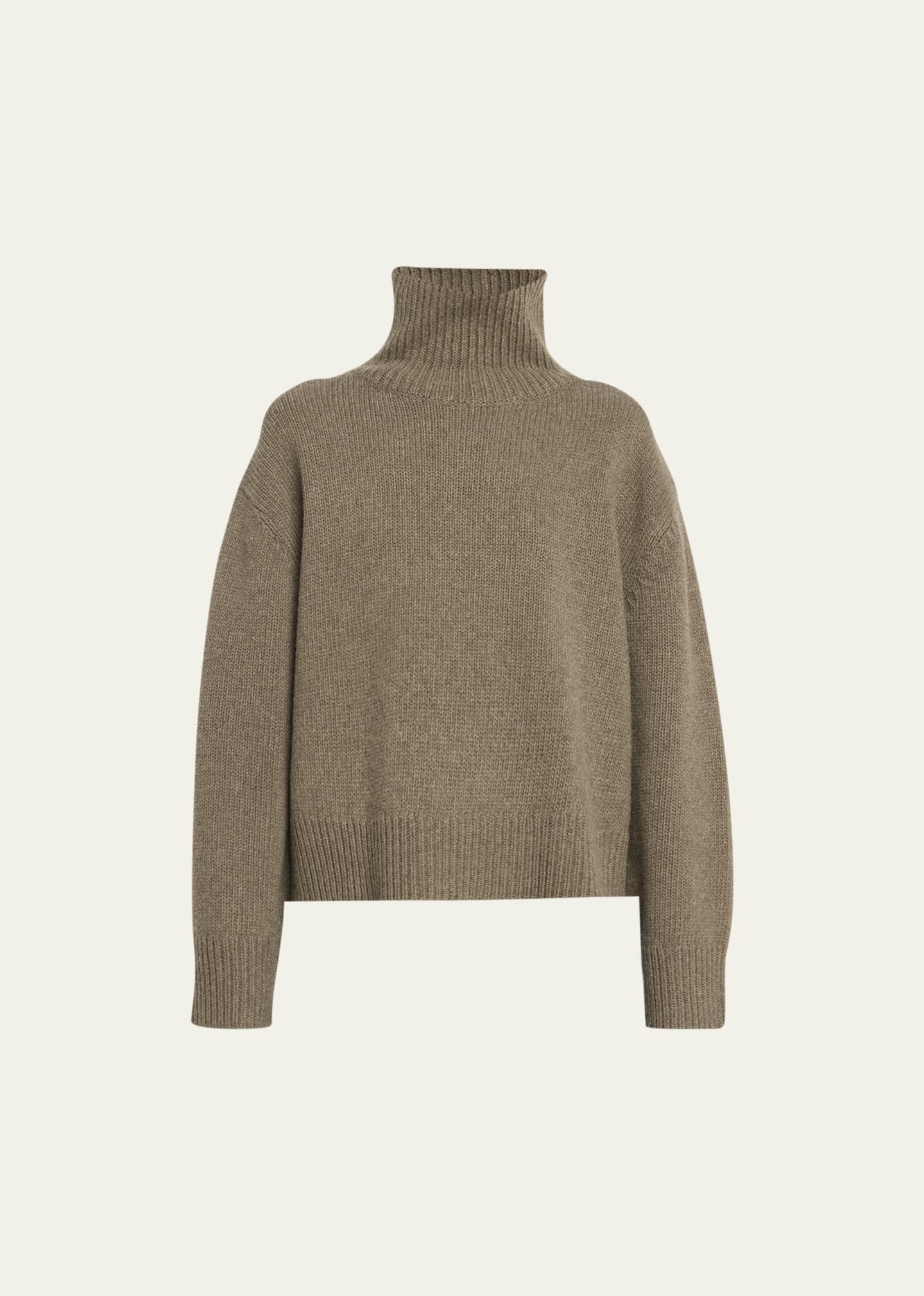 Omaira Funnel-Neck Wool Sweater - 1