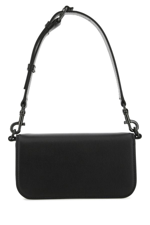 Black leather Locò shoulder bag - 3