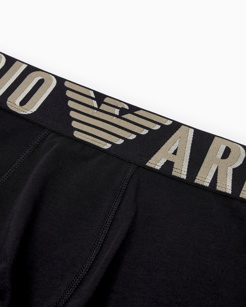 EMPORIO ARMANI ASV MEGALOGO ORGANIC-COTTON BOXER BRIEFS outlook
