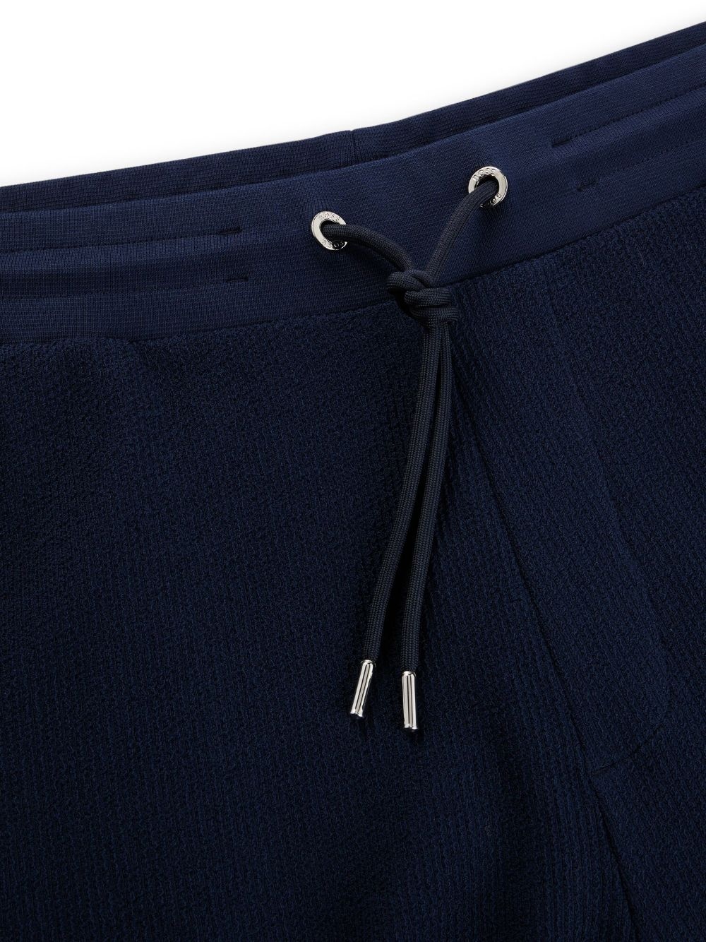 ribbed track shorts - 2