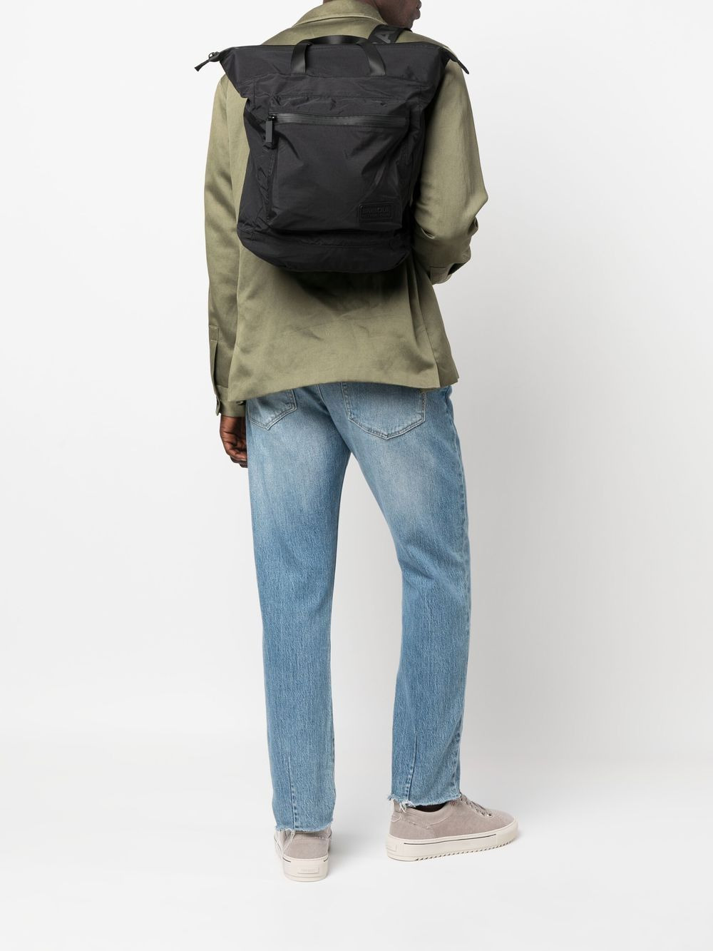 logo-patch satchel bag - 2