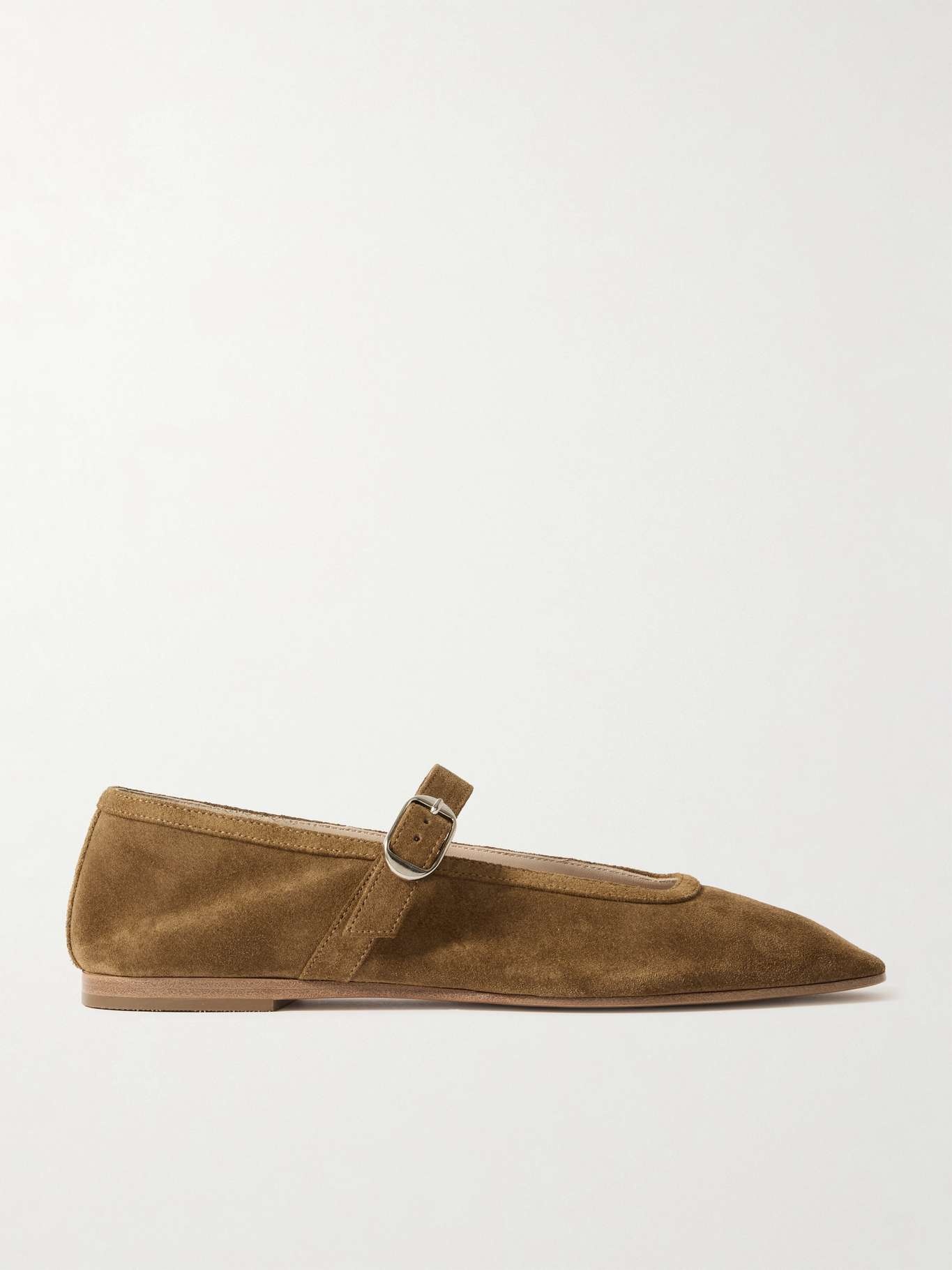 Suede Mary Jane ballet flats - 1