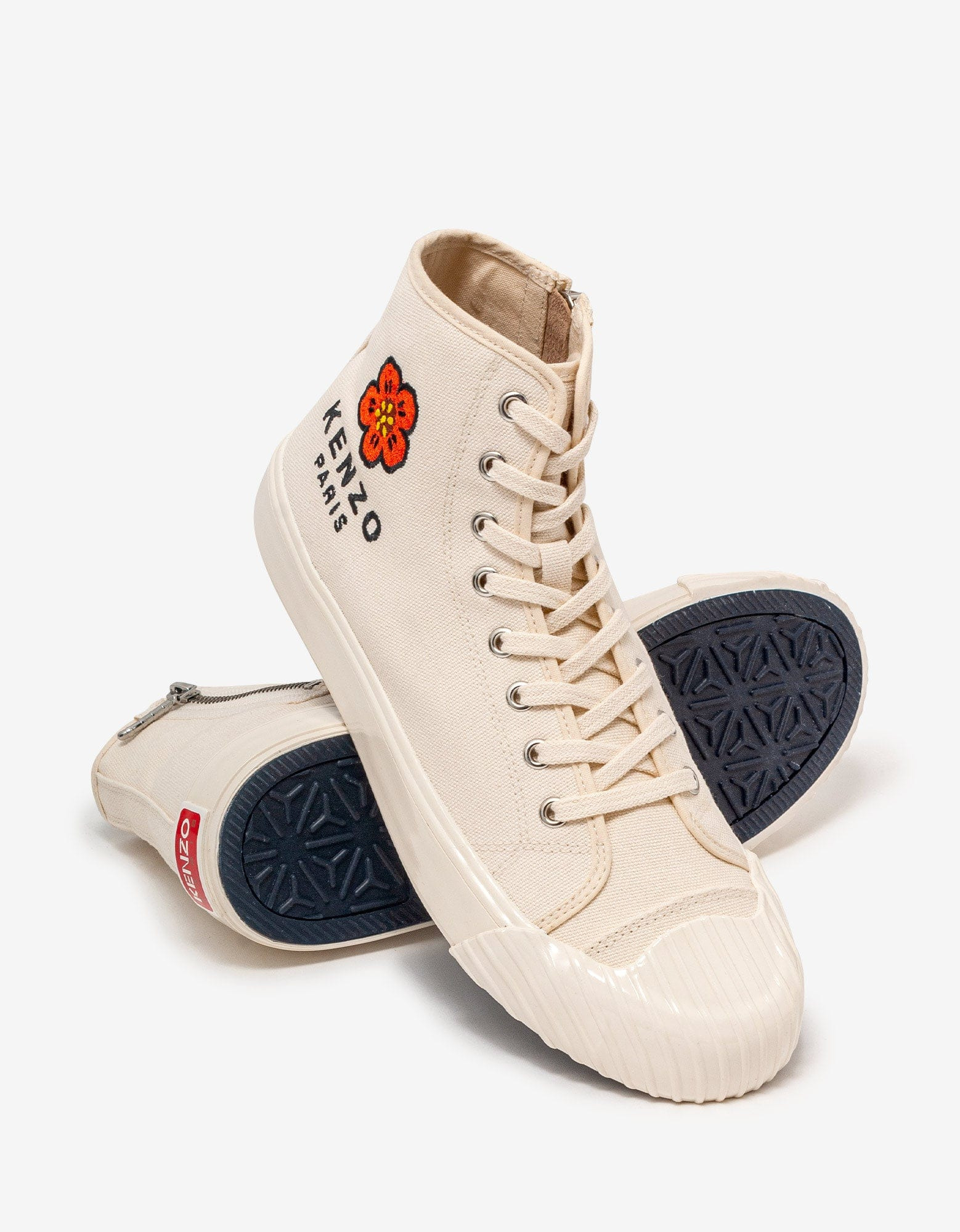 Kenzo Cream Kenzoschool High Top Trainers - 7