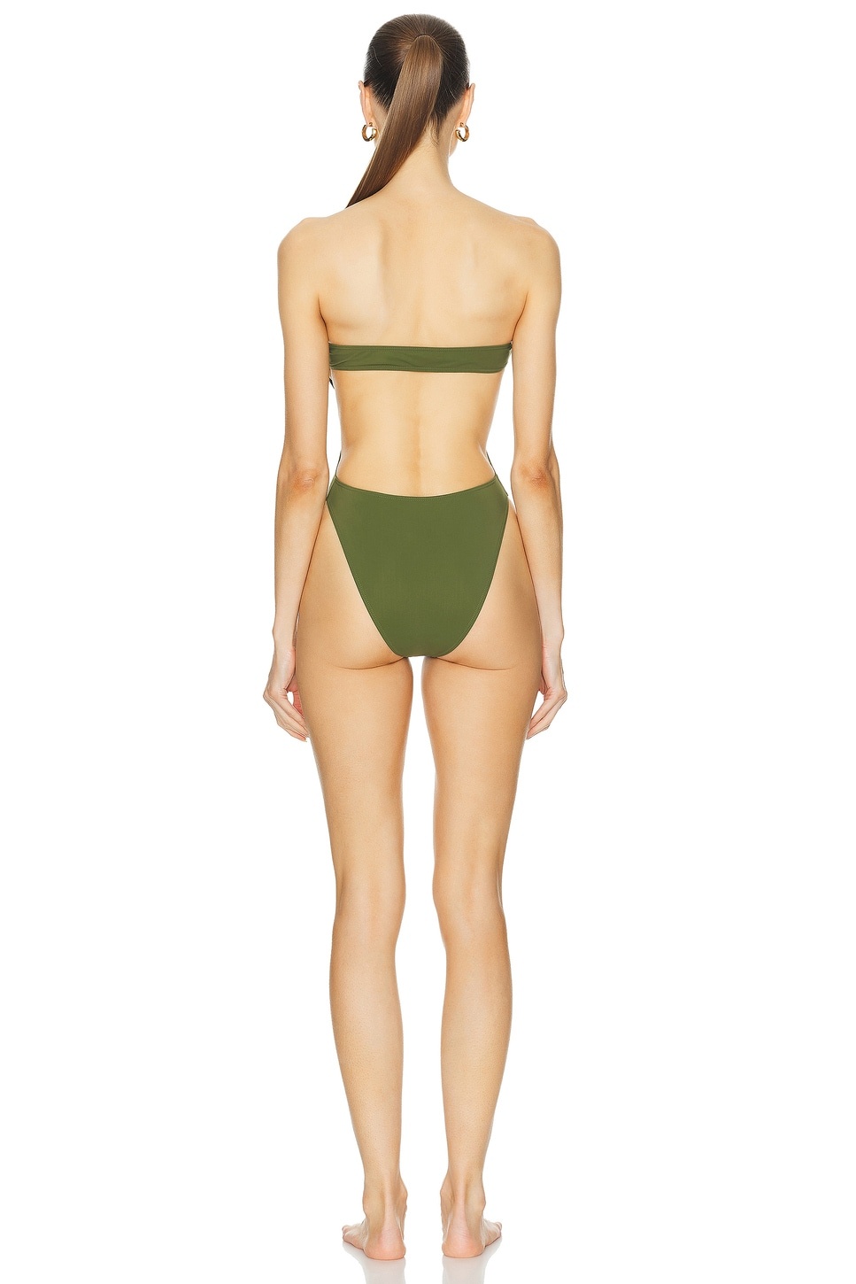 Cut Out One Piece Swimsuit - 3