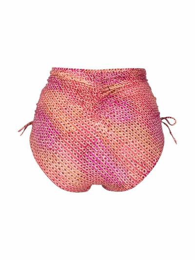 Isabel Marant Selaris geometric-print bikini bottoms outlook