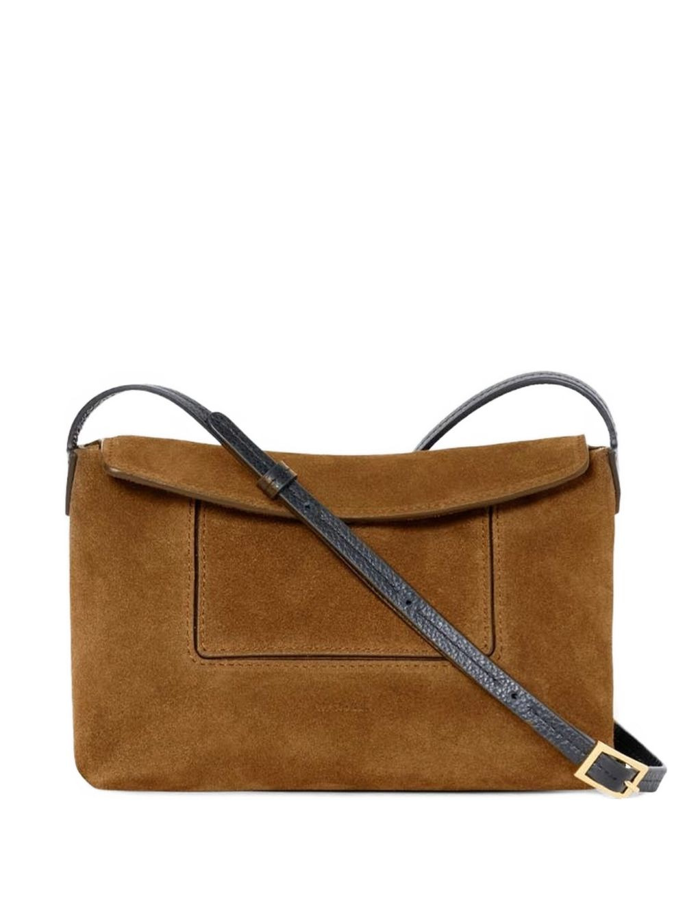 mini Penelope suede flap shoulder bag - 1
