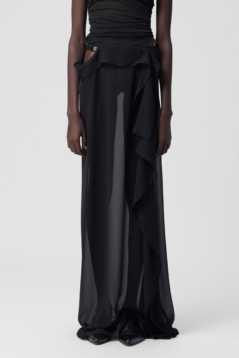 Medi Long Asymmetric Skirt - 1