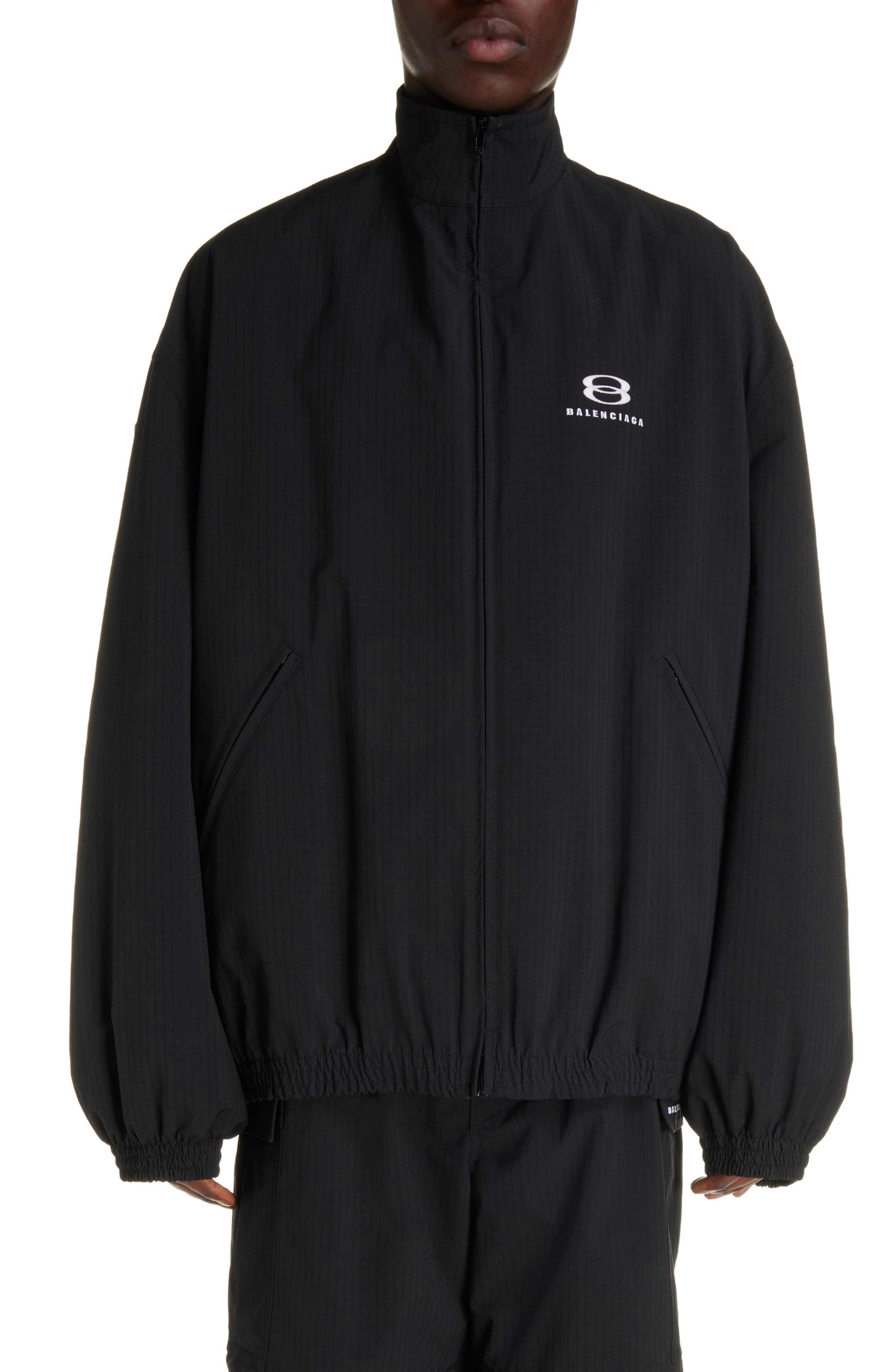 Gender Inclusive Oversize Cocoon Kick Technical Ripstop Windbreaker - 1