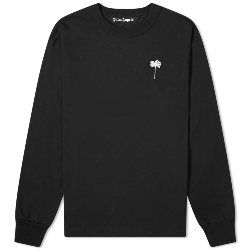 Palm by Palm Angels Long Sleeve Big Palm Back Print Tee - 1