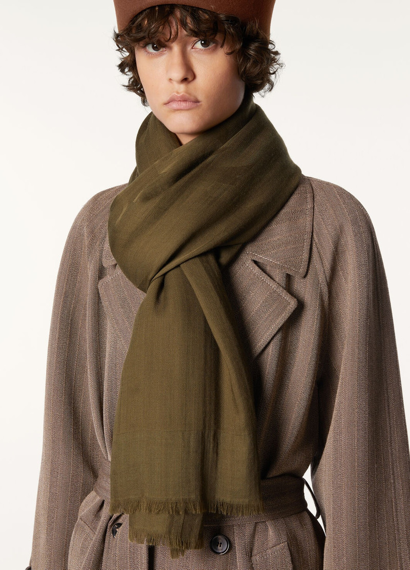 Loro Piana Maxi Crest Stole outlook