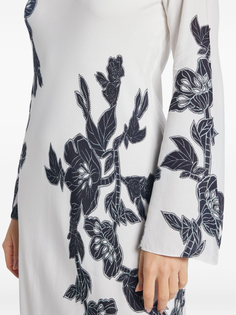 Aahi bell-sleeve floral maxi dress 5