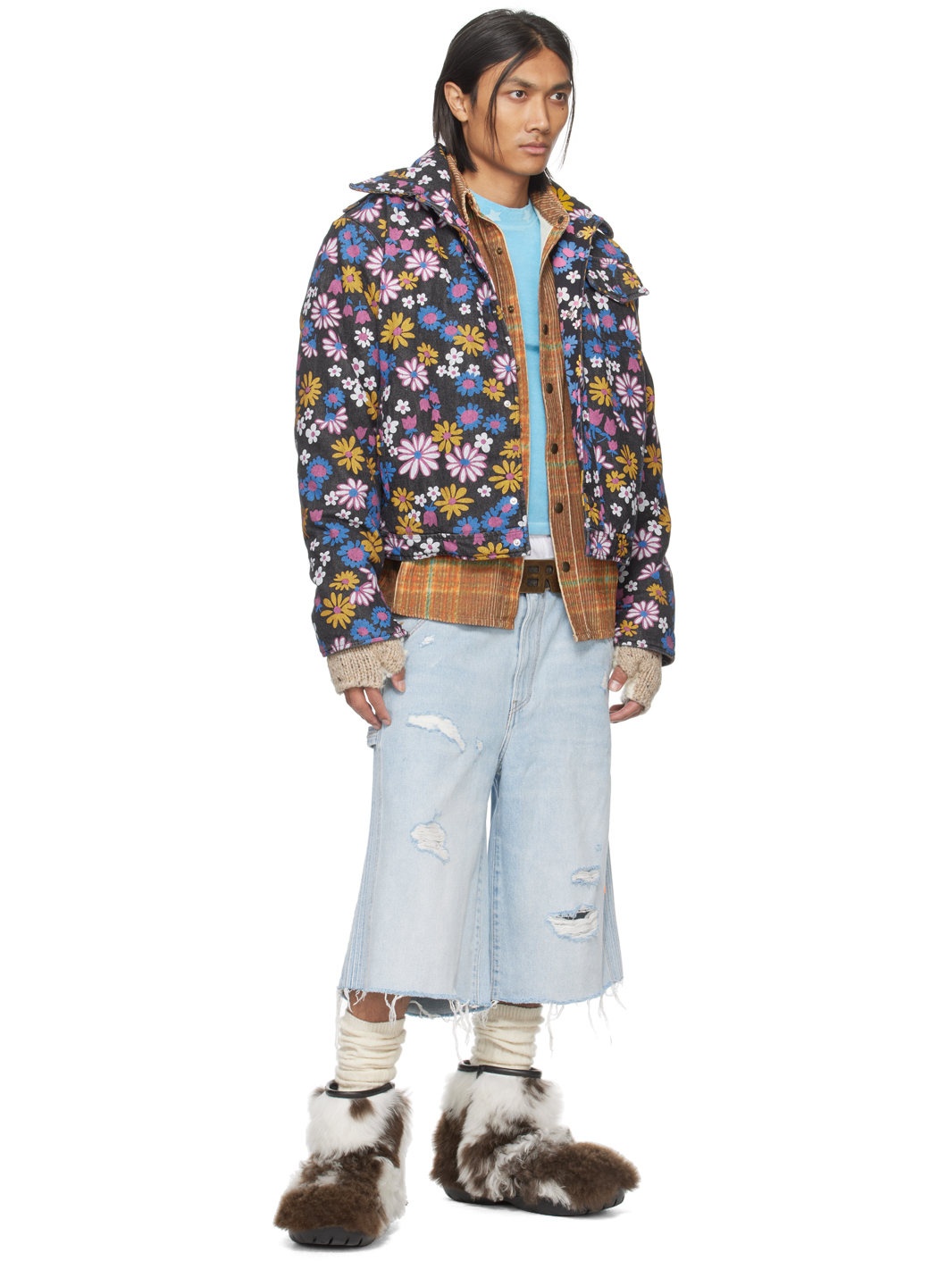 Black Floral Jacket - 4
