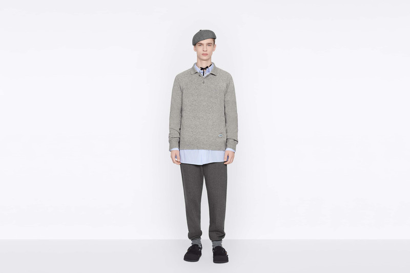 Oversized Long-Sleeved Polo Shirt 4