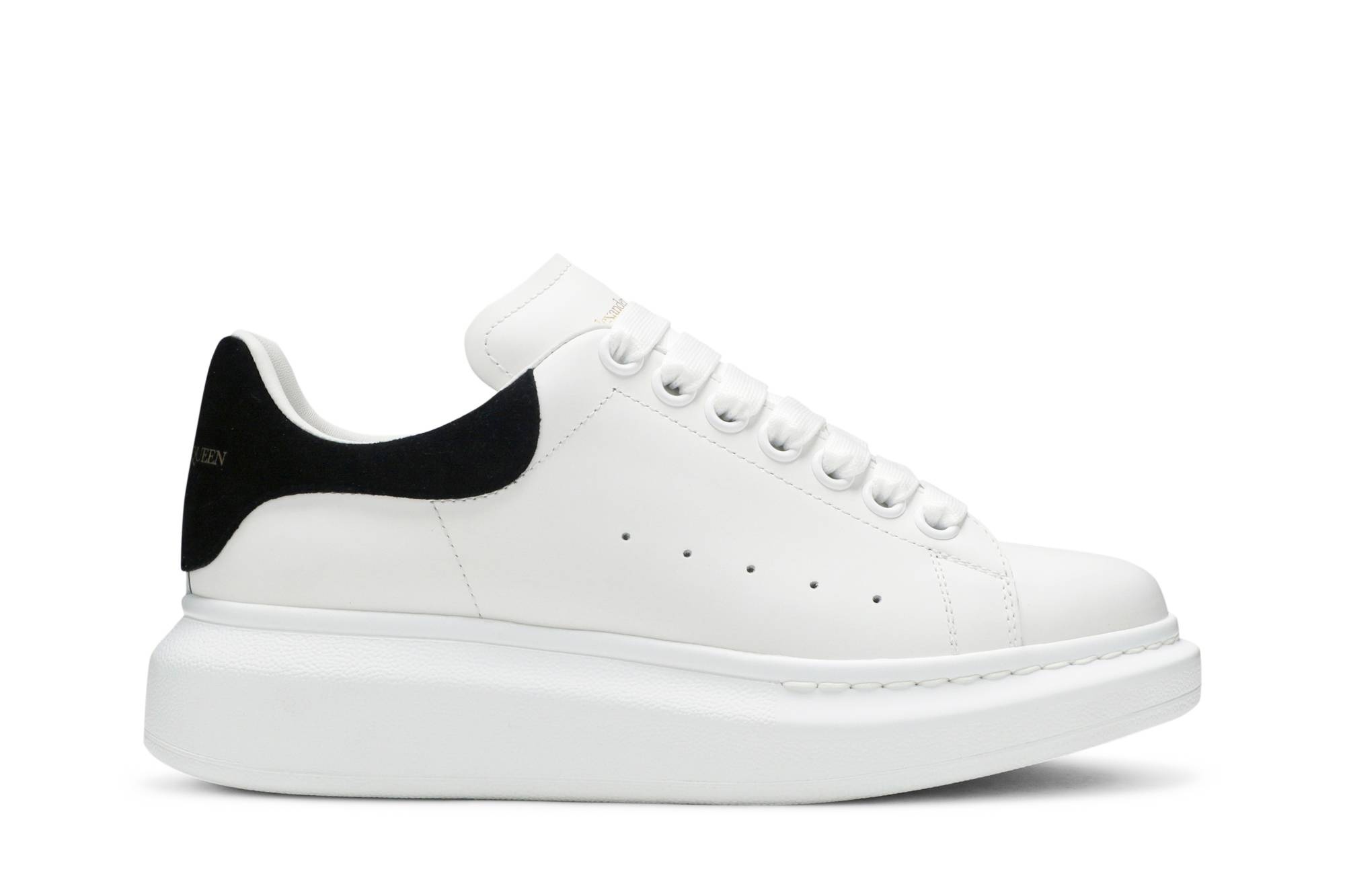 Alexander McQueen Wmns Oversized Sneaker 'White Black' 2019 - 1