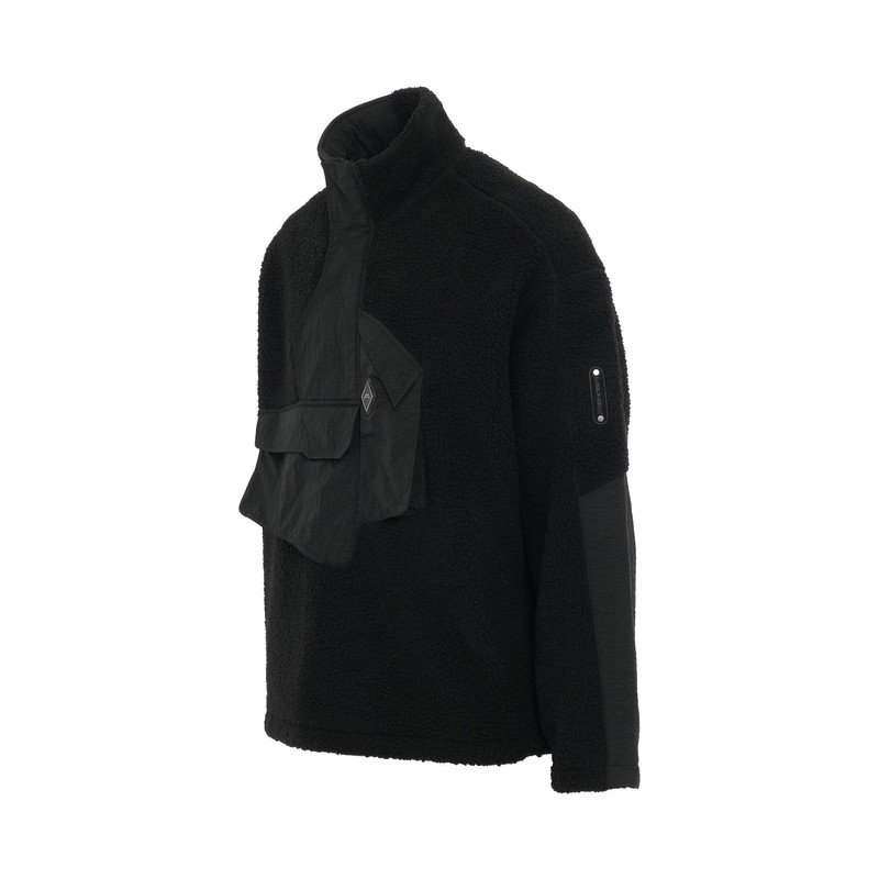 A-COLD-WALL* Bonded Axis Fleece in Black outlook
