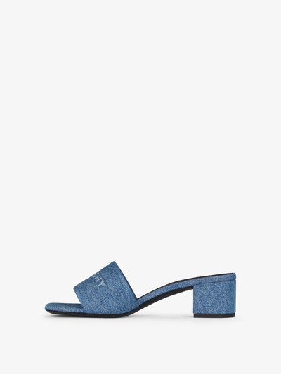Givenchy 4G MULES IN DENIM outlook