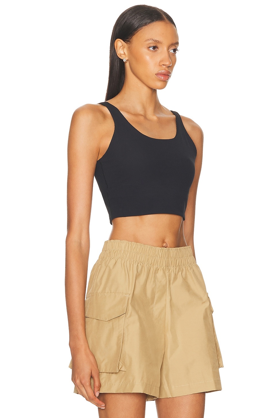 Zenvy Rib Light Support Padded Tank Top - 2