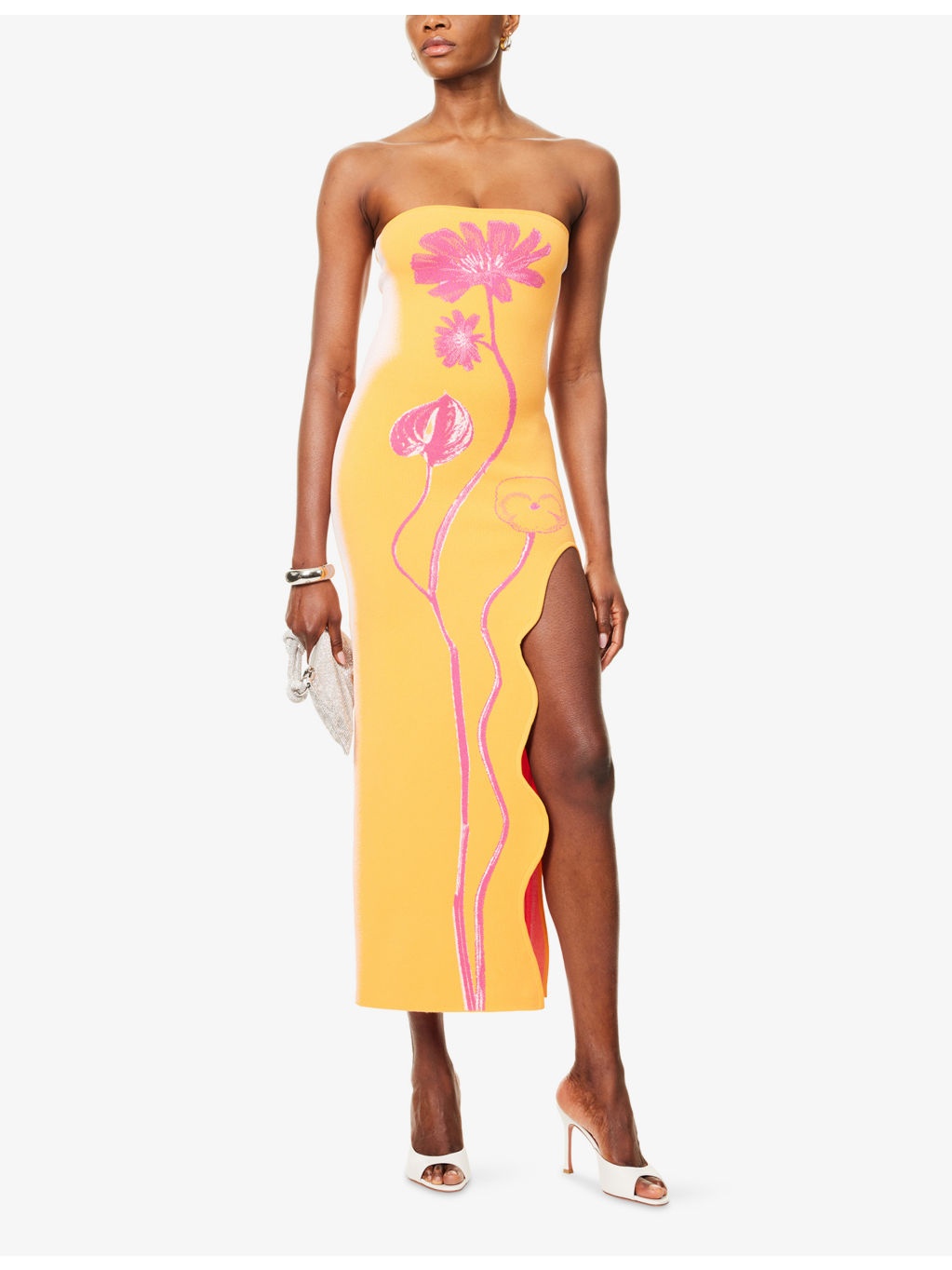 Iris Shoulder Straps Knitted Maxi Dress - 2