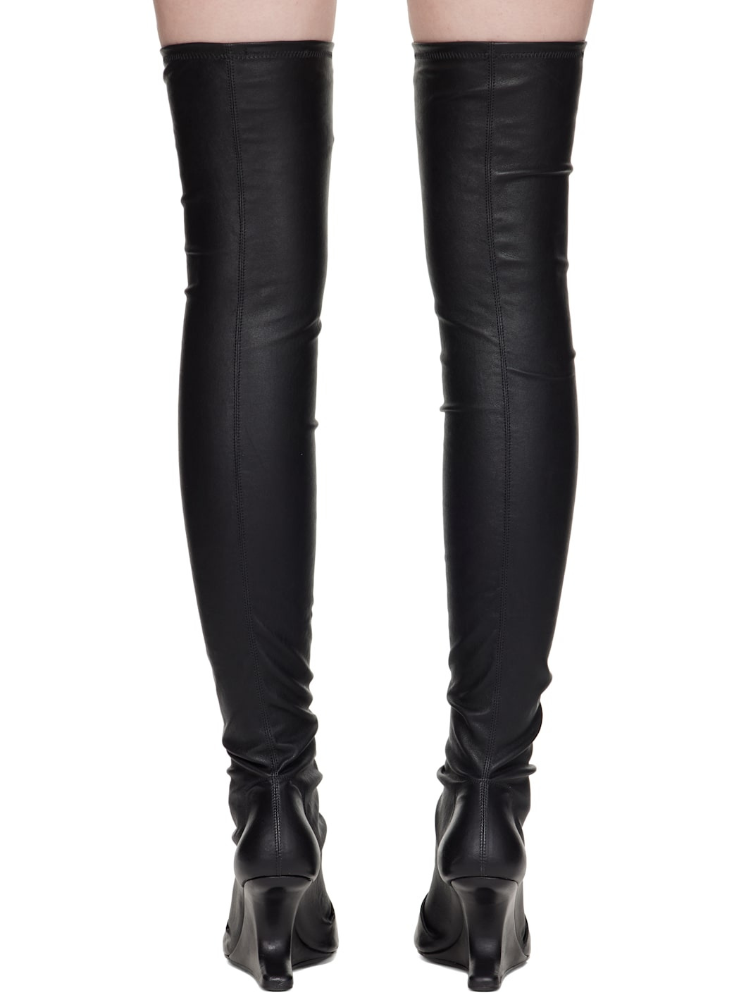 Black Hollywood Cantilever Sock 8 Boots - 2