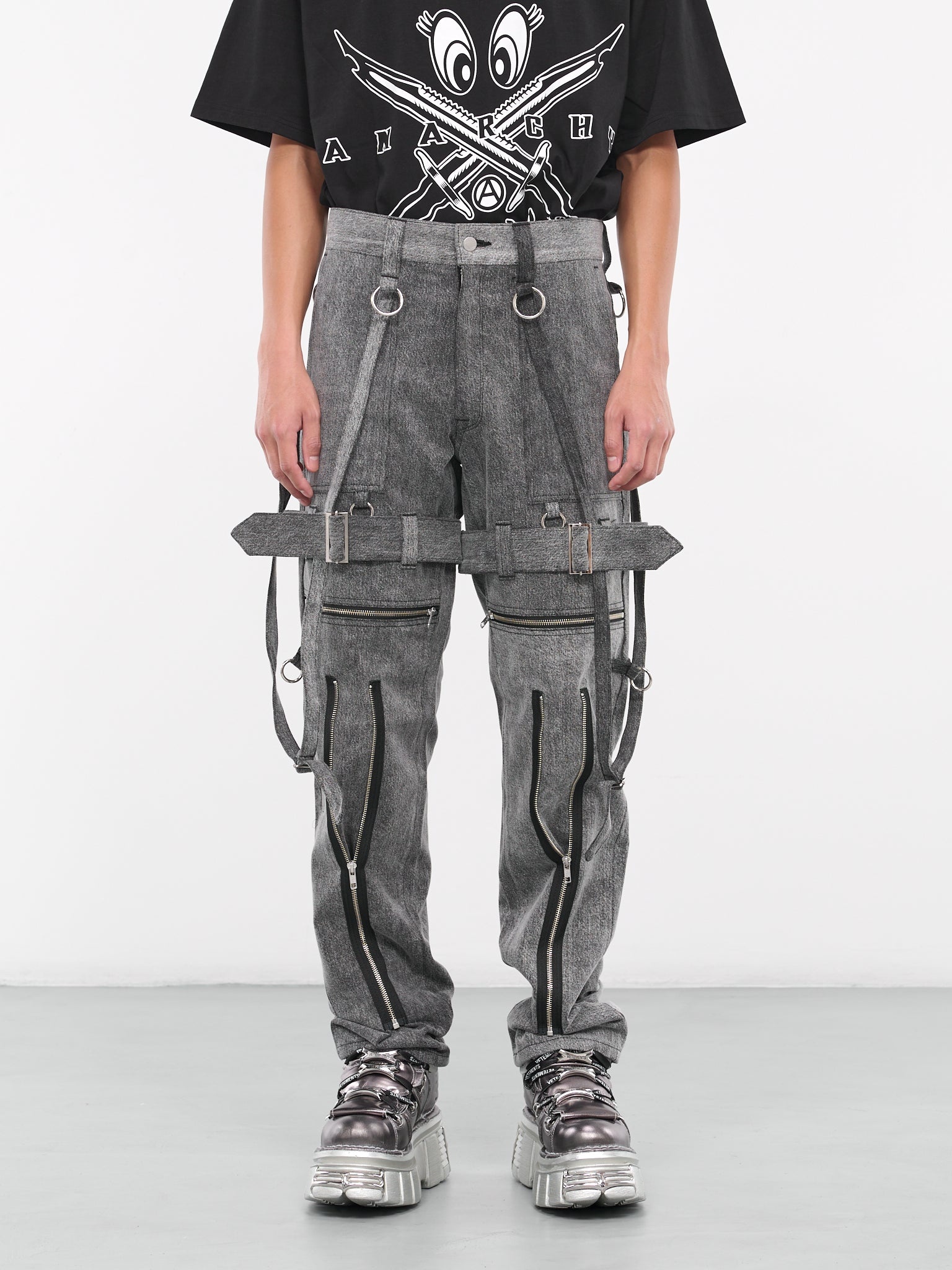 Chemical Denim Pants - 1