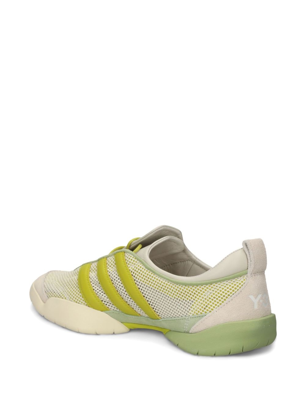 mesh lace-up sneakers - 3
