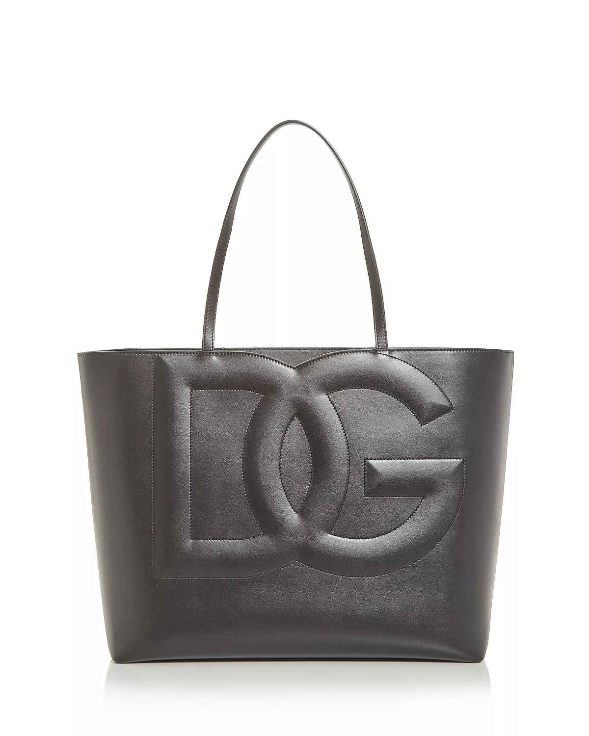 Logo Large Leather Tote - 1