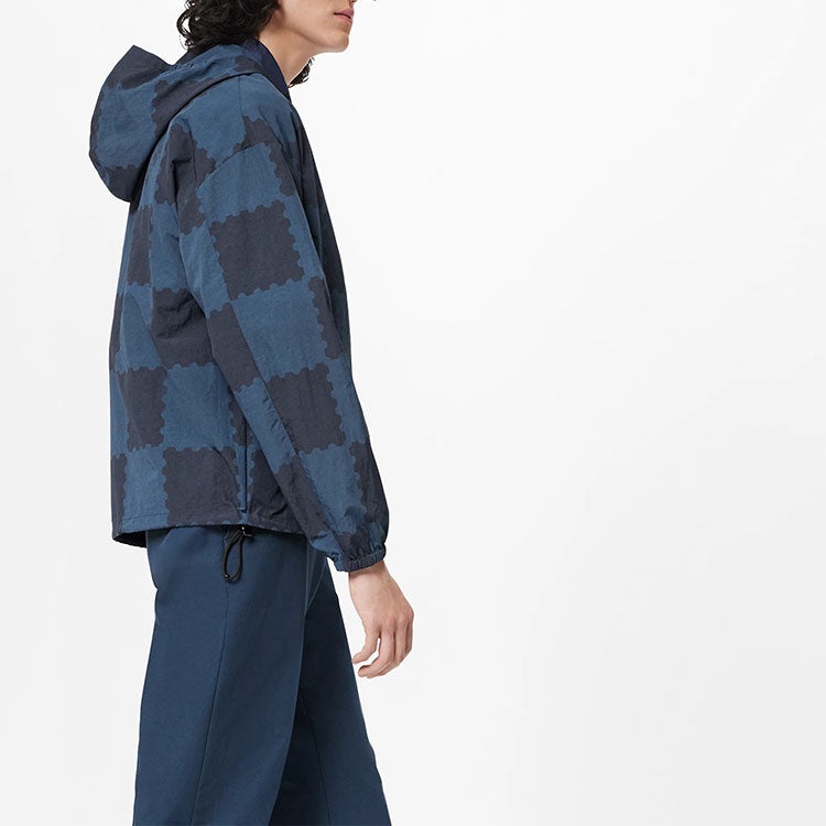 Men's LOUIS VUITTON x NIGO2 Crossover LV2 SS22 Grid Drawstring Navy Blue 1A9GVM - 6